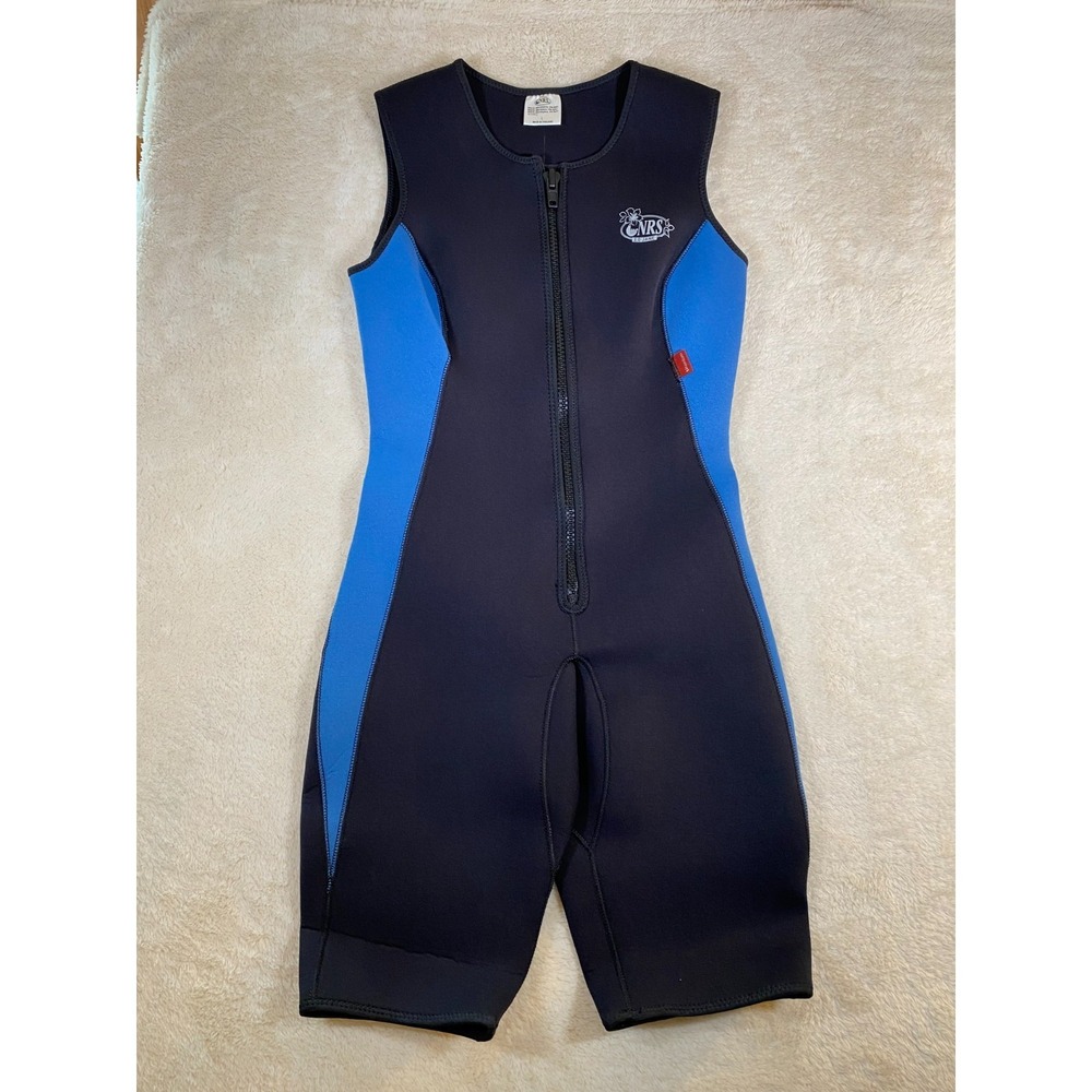 NRS 3.0 Jane Short Body Wetsuit Women's Size L Sleeveless Black Blue